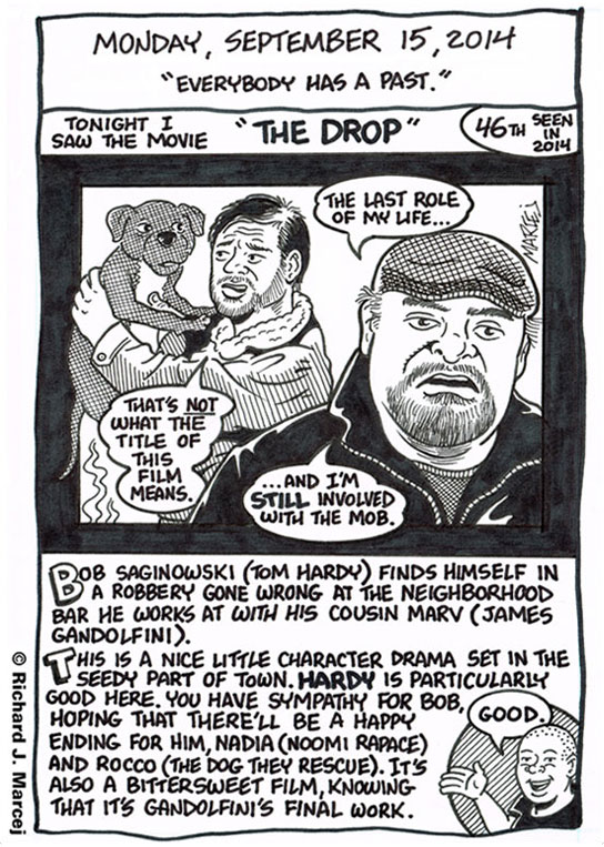 Daily Comic Journal: September 15, 2014: “Everybody Has A Past.”