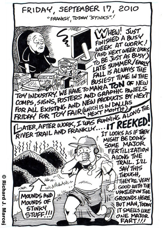 Daily Comic Journal: September, 17, 2010: “Frankly, Today ‘Stinks’!”