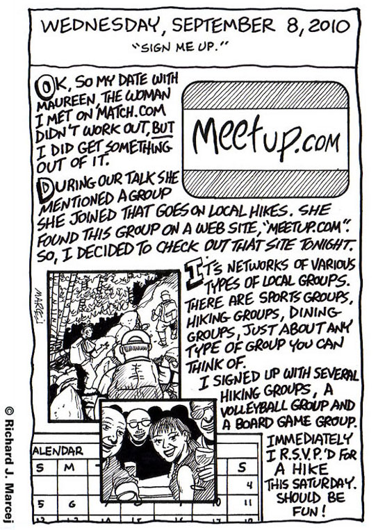 Daily Comic Journal: September, 8, 2010: “Sign Me Up.”