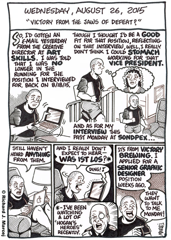 Daily Comic Journal: August 26, 2015: “Victory From The Jaws Of Defeat?”
