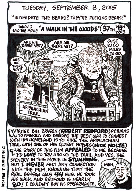 Daily Comic Journal: September 8, 2015: “Intimidate The Bears? They’re Fucking Bears!”