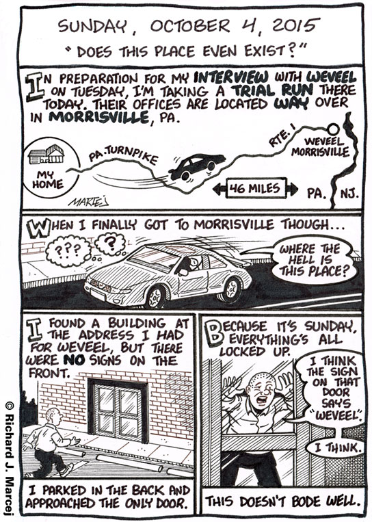 Daily Comic Journal: October 4, 2015: “Does This Place Even Exist?”
