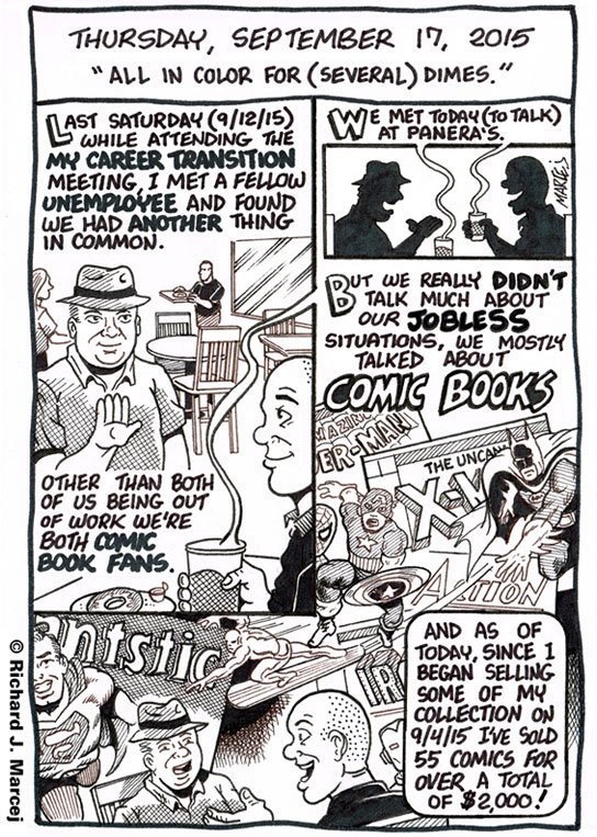 Daily Comic Journal: September 17, 2015: “All In Color For (Several) Dimes.”