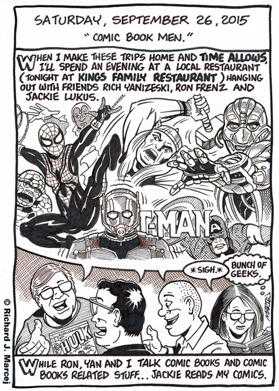 Daily Comic Journal: September 26, 2015: “Comic Book Men.”