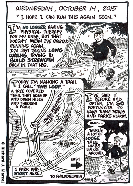 Daily Comic Journal: October 14, 2015: “I Hope I Can Run This Again Soon.”