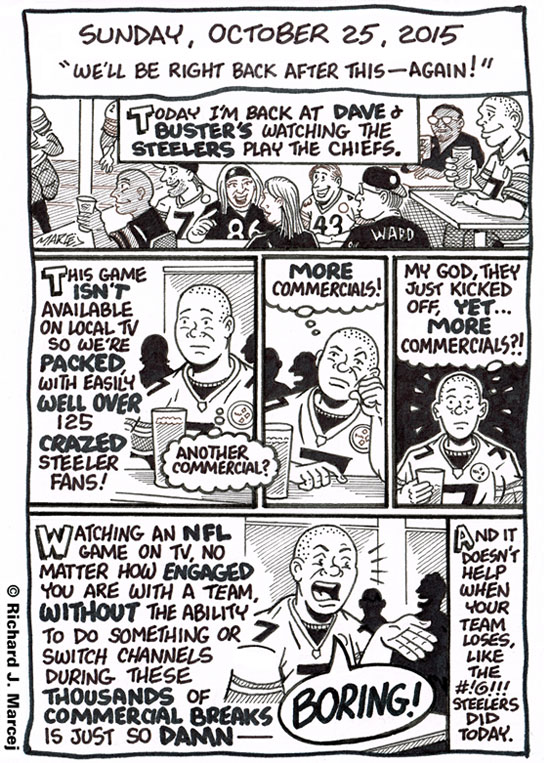 Daily Comic Journal: October 25, 2015: “We’ll Be Right Back After This — Again!”