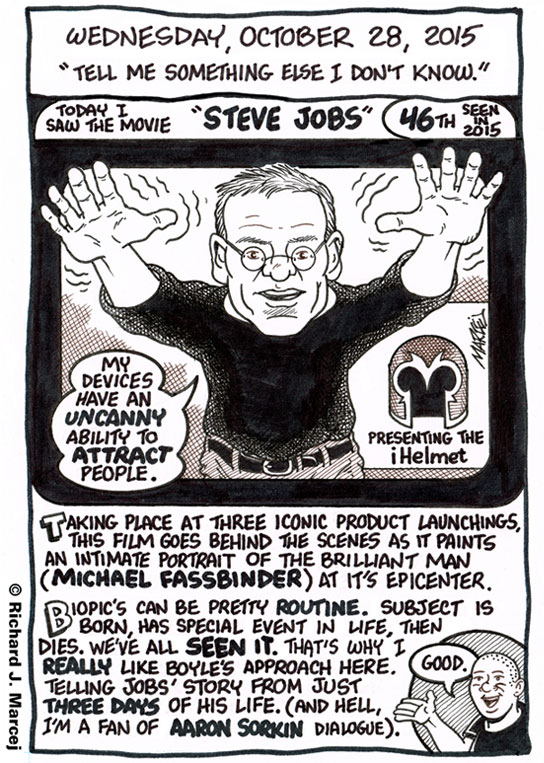 Daily Comic Journal: October 28, 2015: “Tell Me Something Else I Don’t Know.”