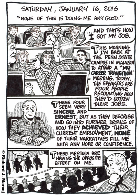 Daily Comic Journal: January 16, 2016: “None Of This Is Doing Me Any Good.”