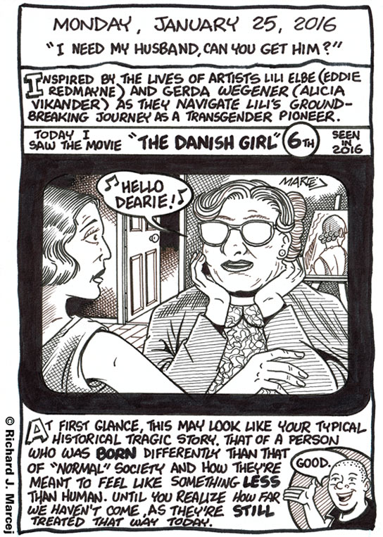 Daily Comic Journal: January 25, 2016: “I Need My Husband, Can You Get Him?”