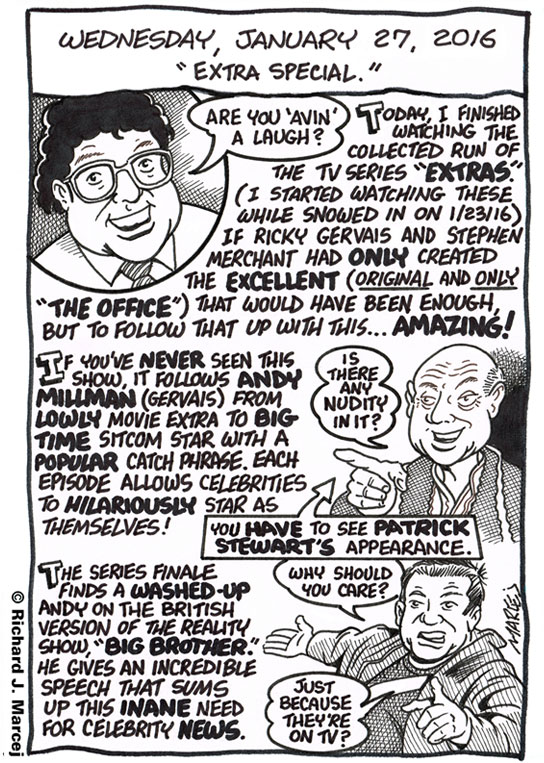 Daily Comic Journal: January 27, 2016: “Extra Special.”