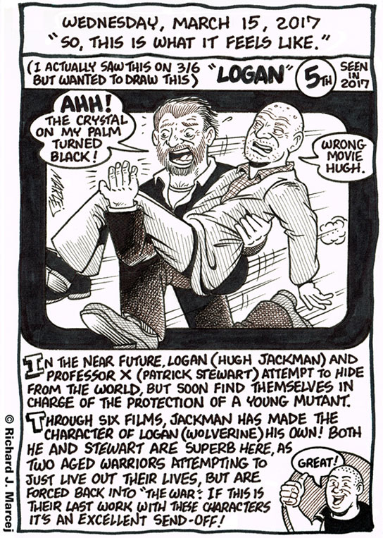 Daily Comic Journal: March 15, 2017: “So, This Is What It Feels Like.”