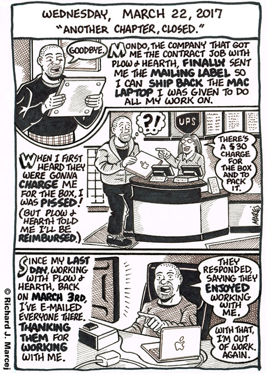 Daily Comic Journal: March 22, 2017: “Another Chapter, Closed.”