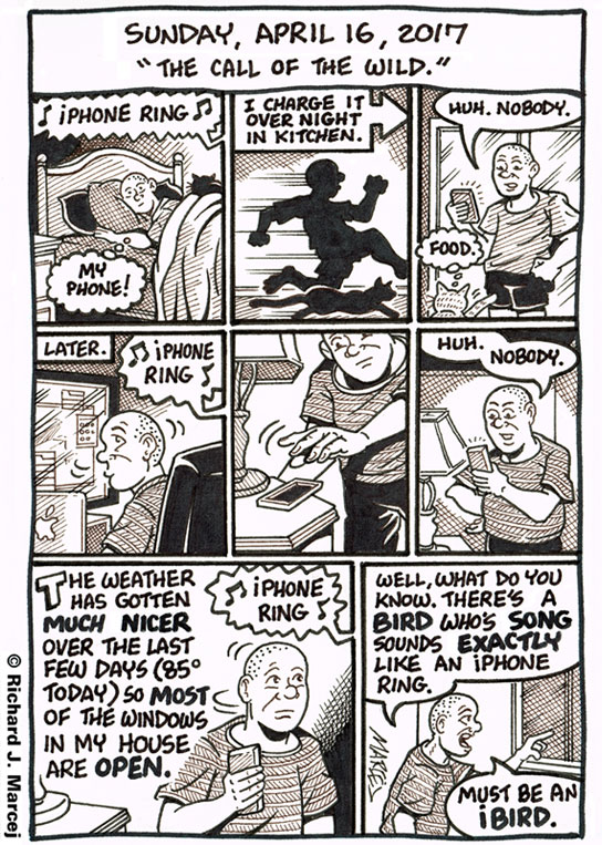 Daily Comic Journal: April 16, 2017: “The Call Of The Wild.”