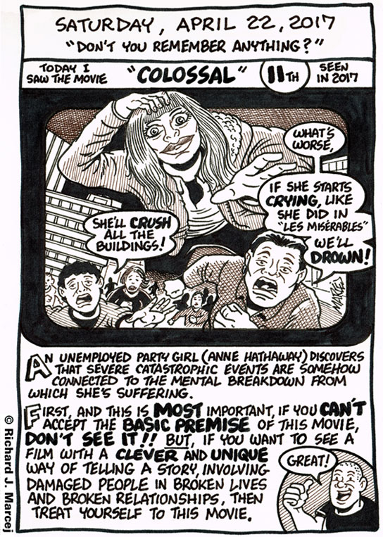 Daily Comic Journal: April 22, 2017: “Don’t You Remember Anything?”