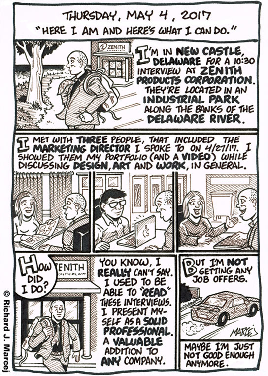 Daily Comic Journal: May 4, 2017: “Here I Am And Here’s What I Can Do.”