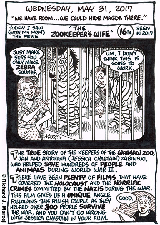 Daily Comic Journal: May 31, 2017: “We Have Room…We Could Hide Magda There.”