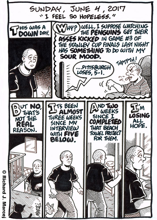 Daily Comic Journal: June 4, 2017: “I Feel So Hopeless.”