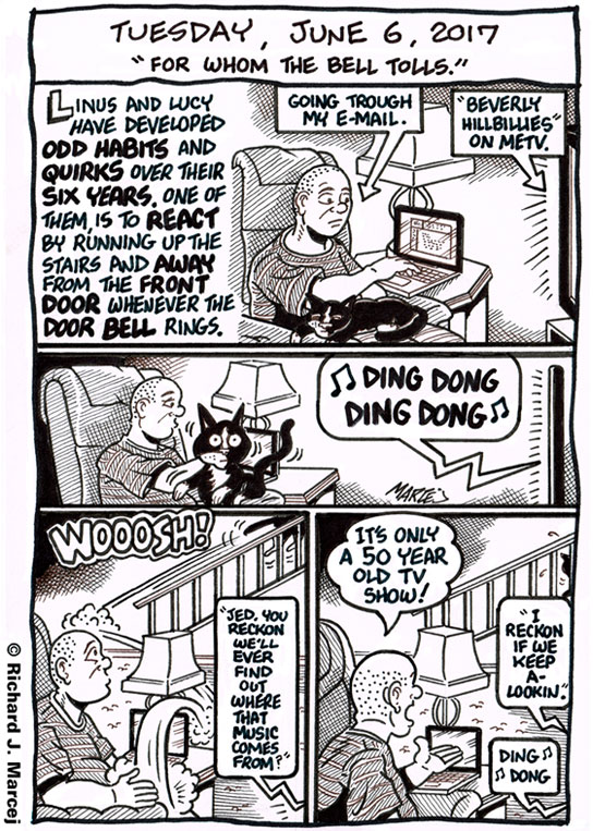 Daily Comic Journal: June 6, 2017: “For Whom The Bell Tolls.”