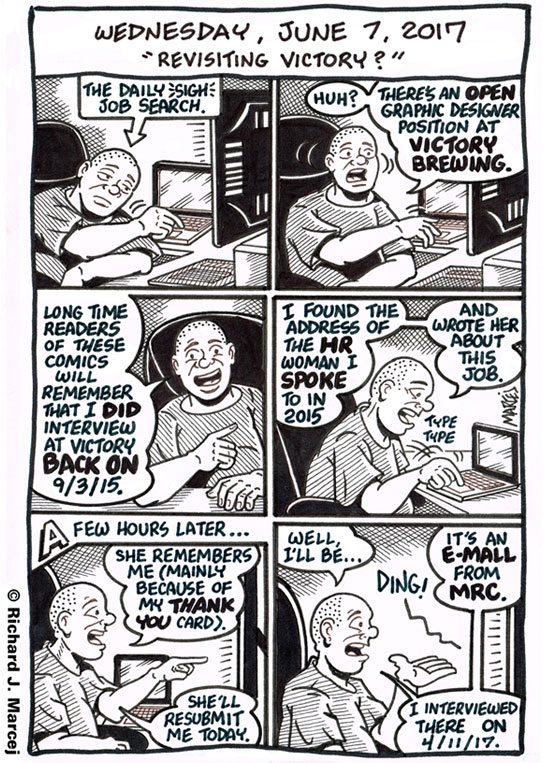 Daily Comic Journal: June 7, 2017: “Revisiting Victory?”