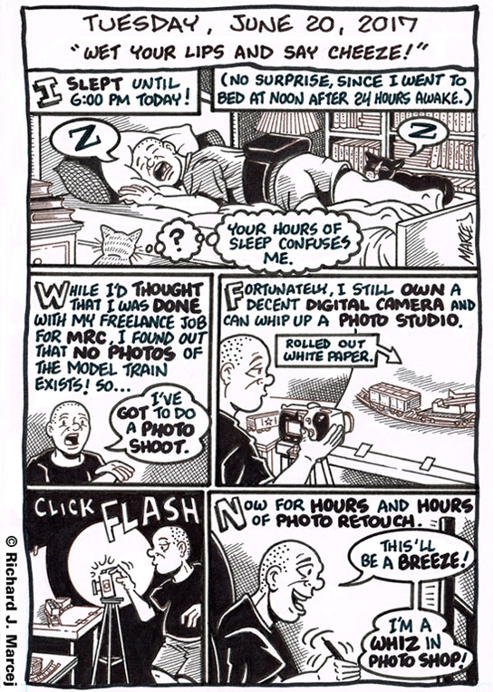 Daily Comic Journal: June 20, 2017: “Wet Your Lips And Say Cheeze!”