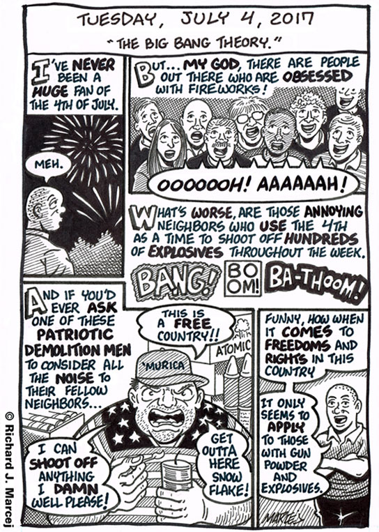 Daily Comic Journal: July 4, 2017: “The Big Bang Theory.”