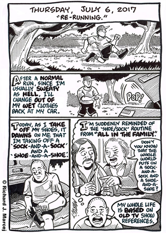 Daily Comic Journal: July 6, 2017: “Re Running.”