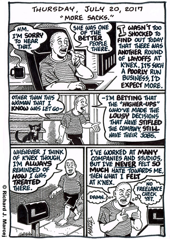 Daily Comic Journal: July 20, 2017: “More Sacks.”