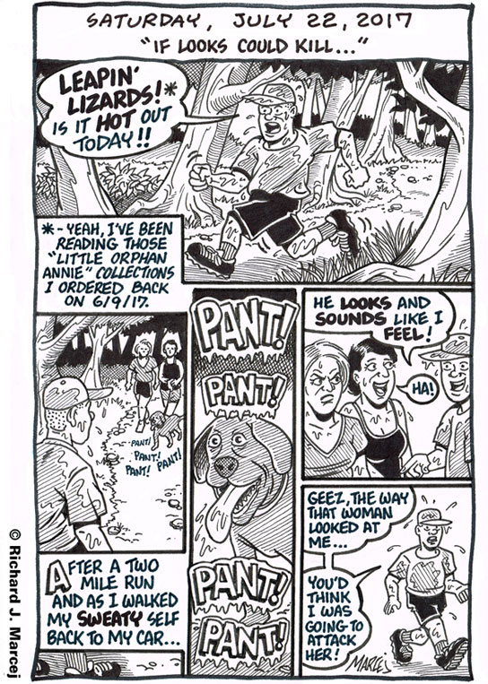 Daily Comic Journal: July 22, 2017: “If Looks Could Kill…”