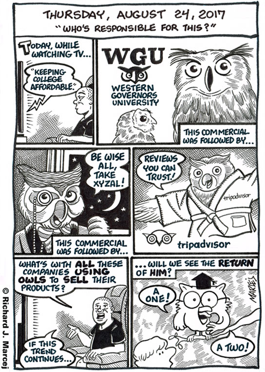 Daily Comic Journal: August 24, 2017: “Who’s Responsible For This?”