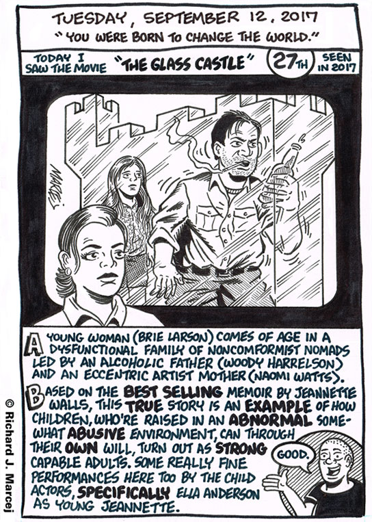 Daily Comic Journal: September 12, 2017: “You Were Born To Change The World.”