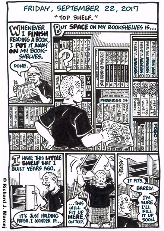 Daily Comic Journal: September 22, 2017: “Top Shelf.”