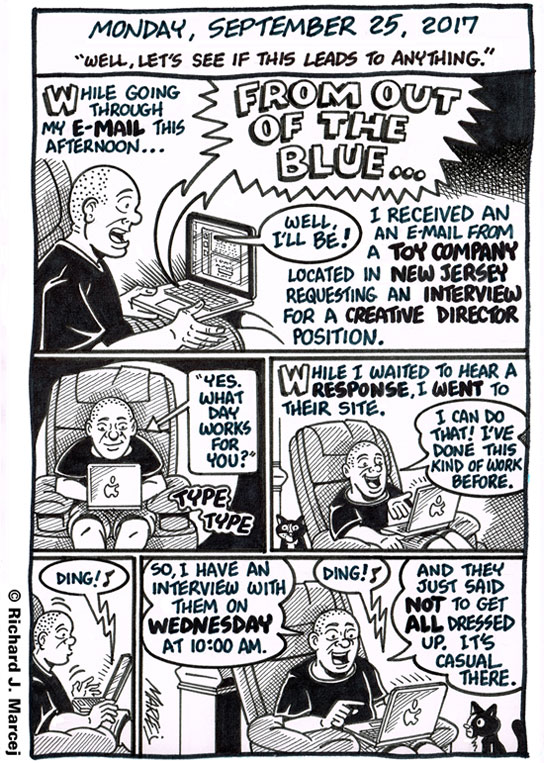 Daily Comic Journal: September 25, 2017: “Well, Let’s See If This Leads To Anything.”