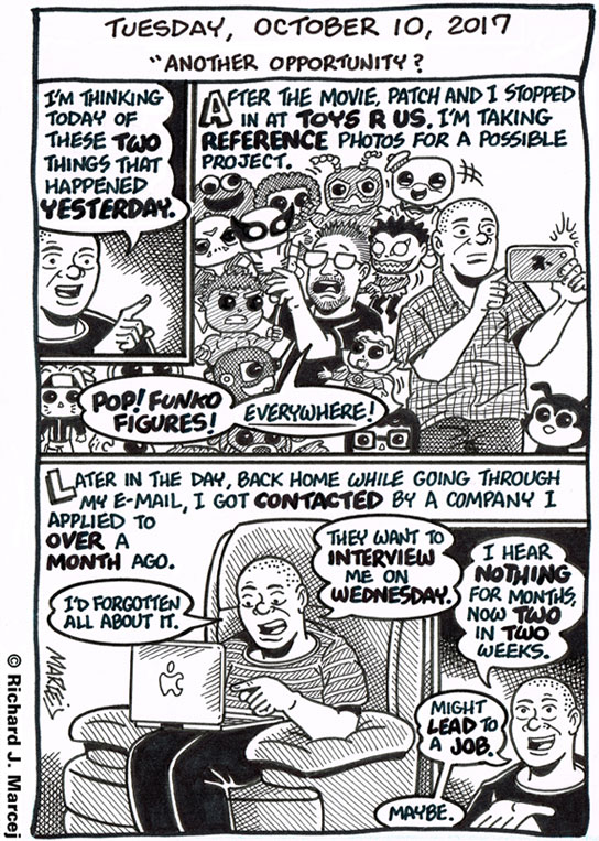Daily Comic Journal: October 10, 2017: “Another Opportunity?”