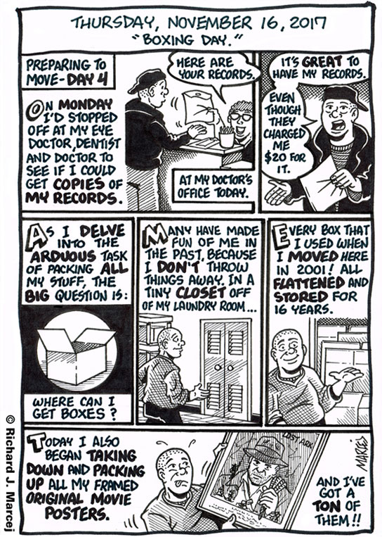 Daily Comic Journal: November 16, 2017: “Boxing Day.”