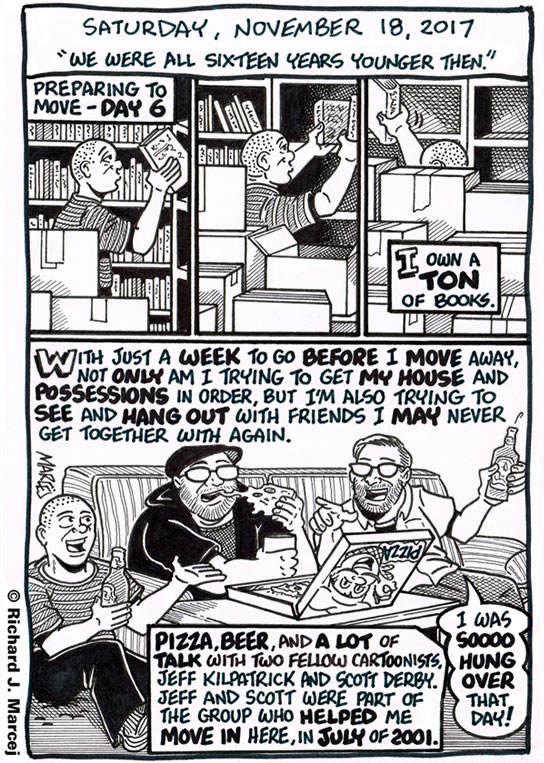 Daily Comic Journal: November 18, 2017: “We Were All Sixteen Years Younger Then.”