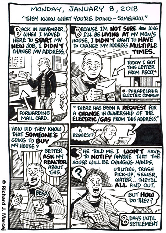 Daily Comic Journal: January 8, 2018: “They Know What You’re Doing – Somehow.”