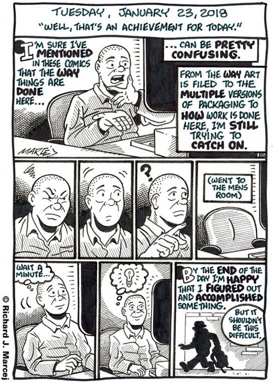 Daily Comic Journal: January 23, 2018: “Well, That’s An Achievement For Today.”