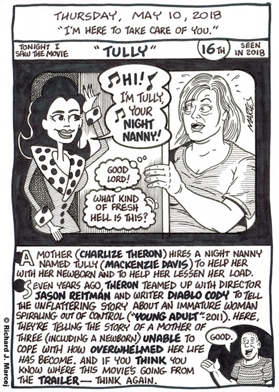 Daily Comic Journal: May 10, 2018: “I’m Here To Take Care Of You.”