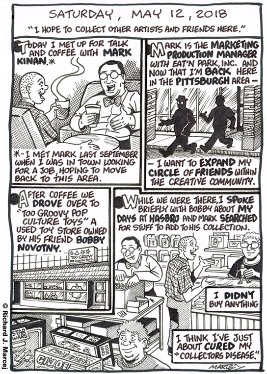 Daily Comic Journal: May 12, 2018: “I Hope To Collect Other Artists And Friends Here.”