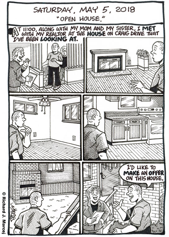 Daily Comic Journal: May 5, 2018: “Open House.”