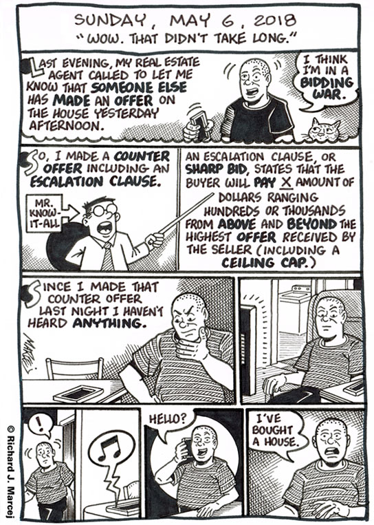 Daily Comic Journal: May 6, 2018: “Wow. That Didn’t Take Long.”