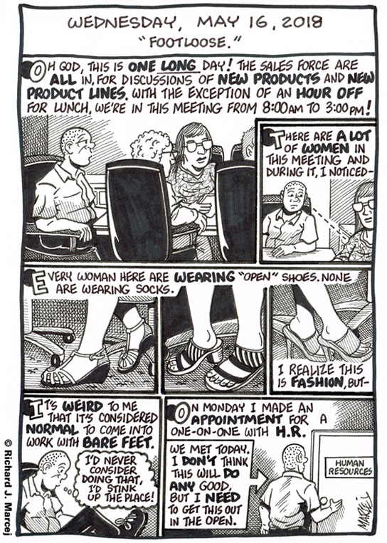 Daily Comic Journal: May 16, 2018: “Footloose”