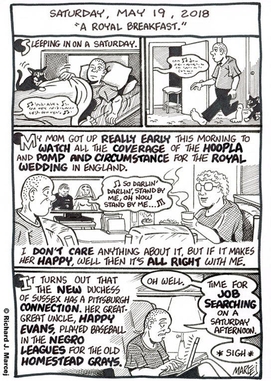 Daily Comic Journal: May 19, 2018: “A Royal Breakfast.”