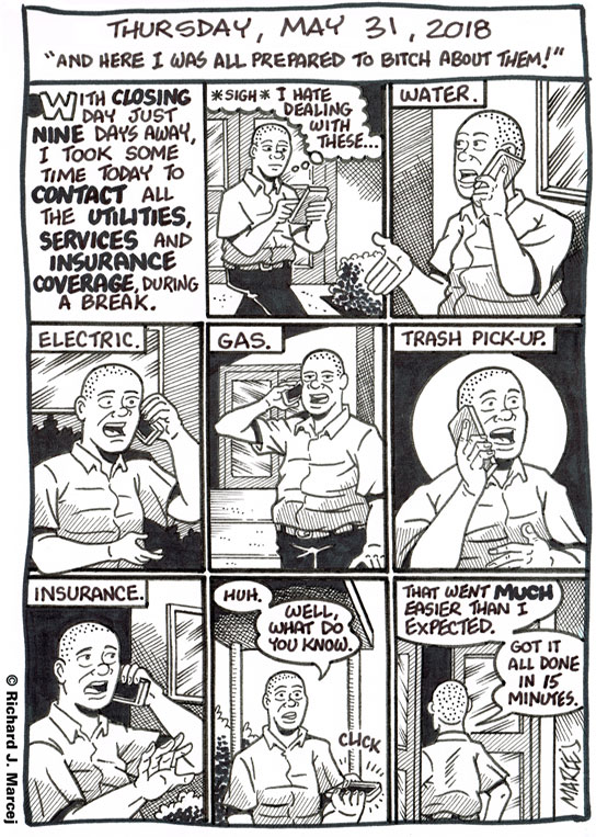 Daily Comic Journal: May 31, 2018: “And Here I Was All Prepared To Bitch About Them!”