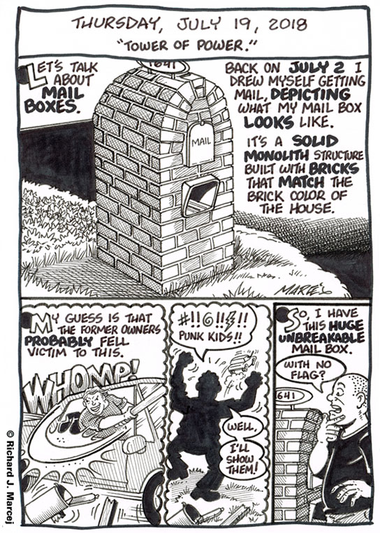 Daily Comic Journal: July 19, 2018: “Tower Of Power.”