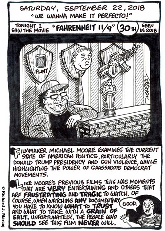 Daily Comic Journal: September 22, 2018: “We Wanna Make It Perfecto!”