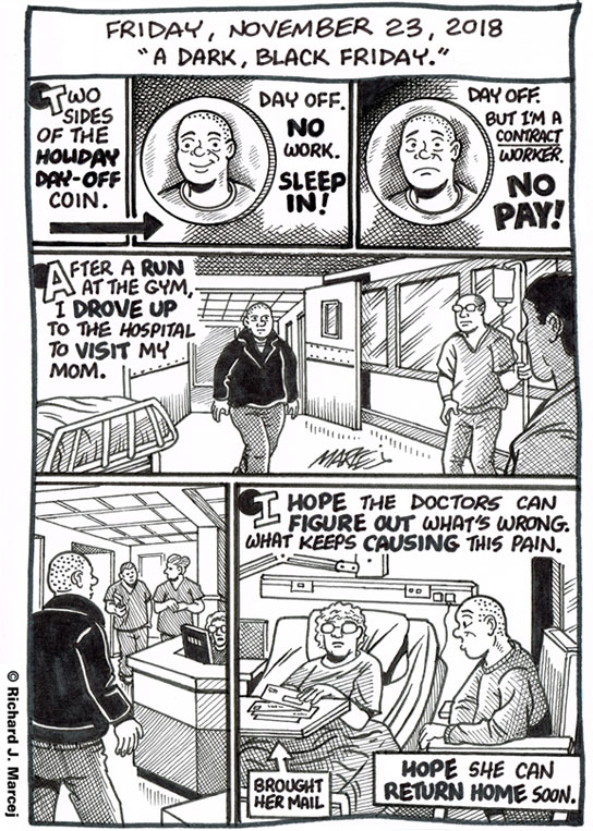 Daily Comic Journal: November 23, 2018: “A Dark, Black Friday.”