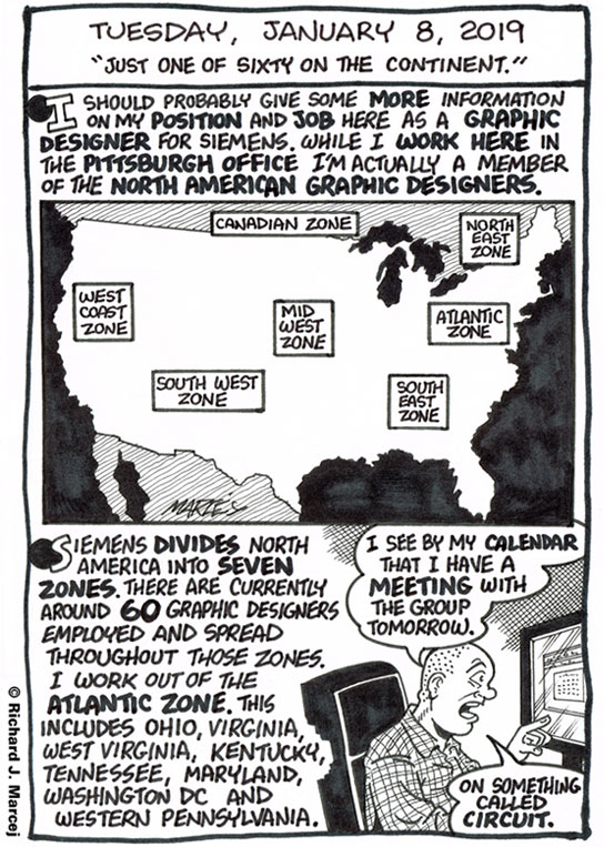 Daily Comic Journal: January 8, 2019: “Just One Of Sixty On The Continent.”