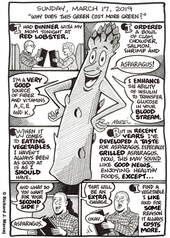 Daily Comic Journal: March 17, 2019: “Why Does This Green Cost More Green?”