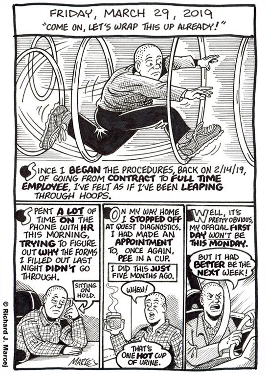Daily Comic Journal: March 29, 2019: “Come On, Let’s Wrap This Up Already!”